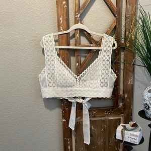 Urban Outfitters Festival Top, Size Large, Boho, Tie Close Back, Concert, Summer